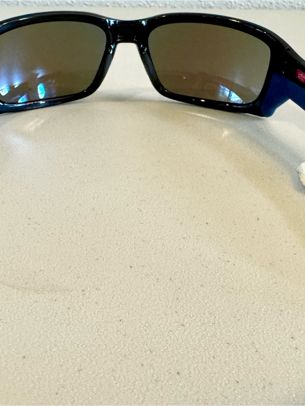 New men’s Oakley Straighlink sunglasses OO9331-04 black and blue frames lenses - Picture 4 of 11